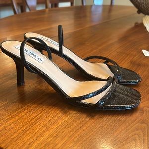 Size 9 Steve Madden Black 2 inch heels